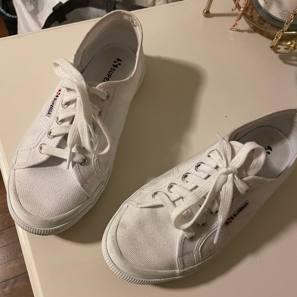 White superga sneakers size 37.5